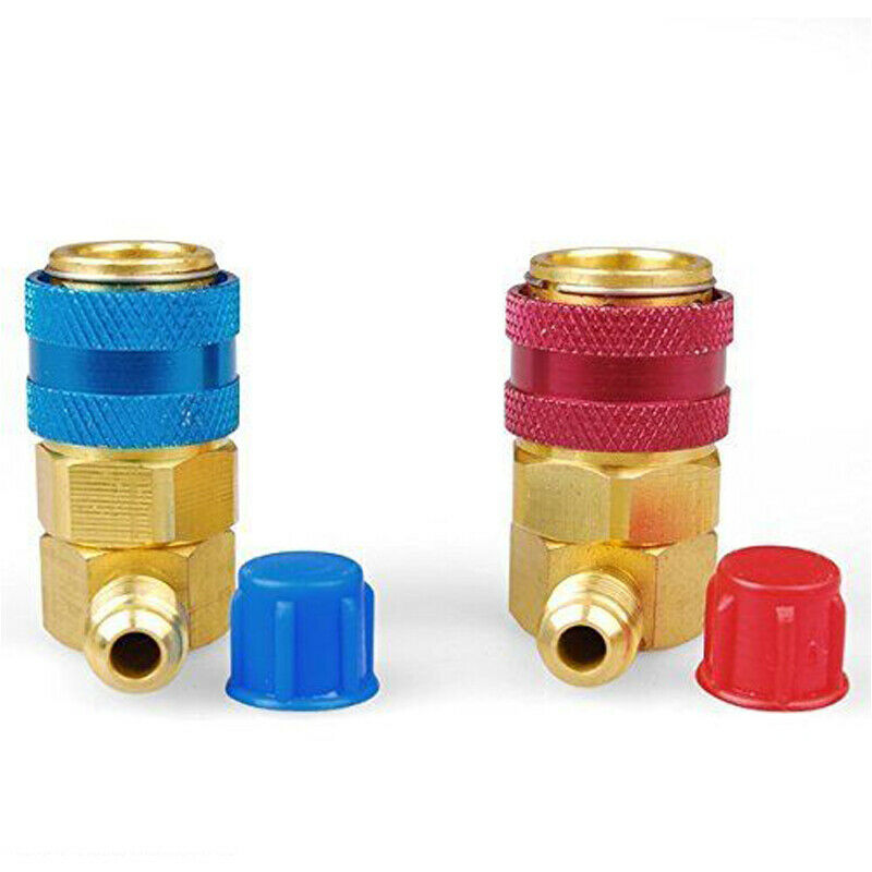 Car R134a Air  Quick Connector A/C Manifold Gauge Hi/Lo Coupler Adapter