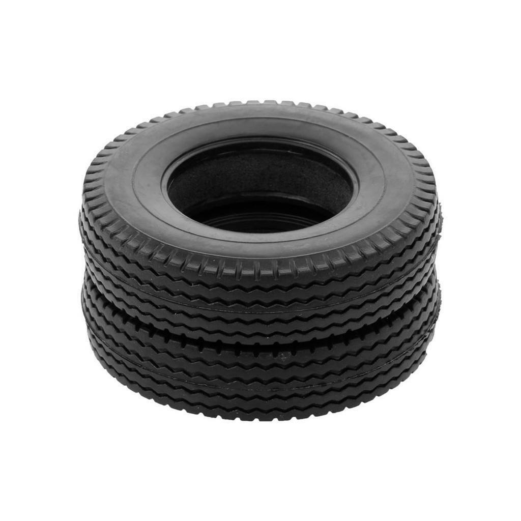 2 Piece Rubber Tire Wheel Wheel For Upgrade Parts