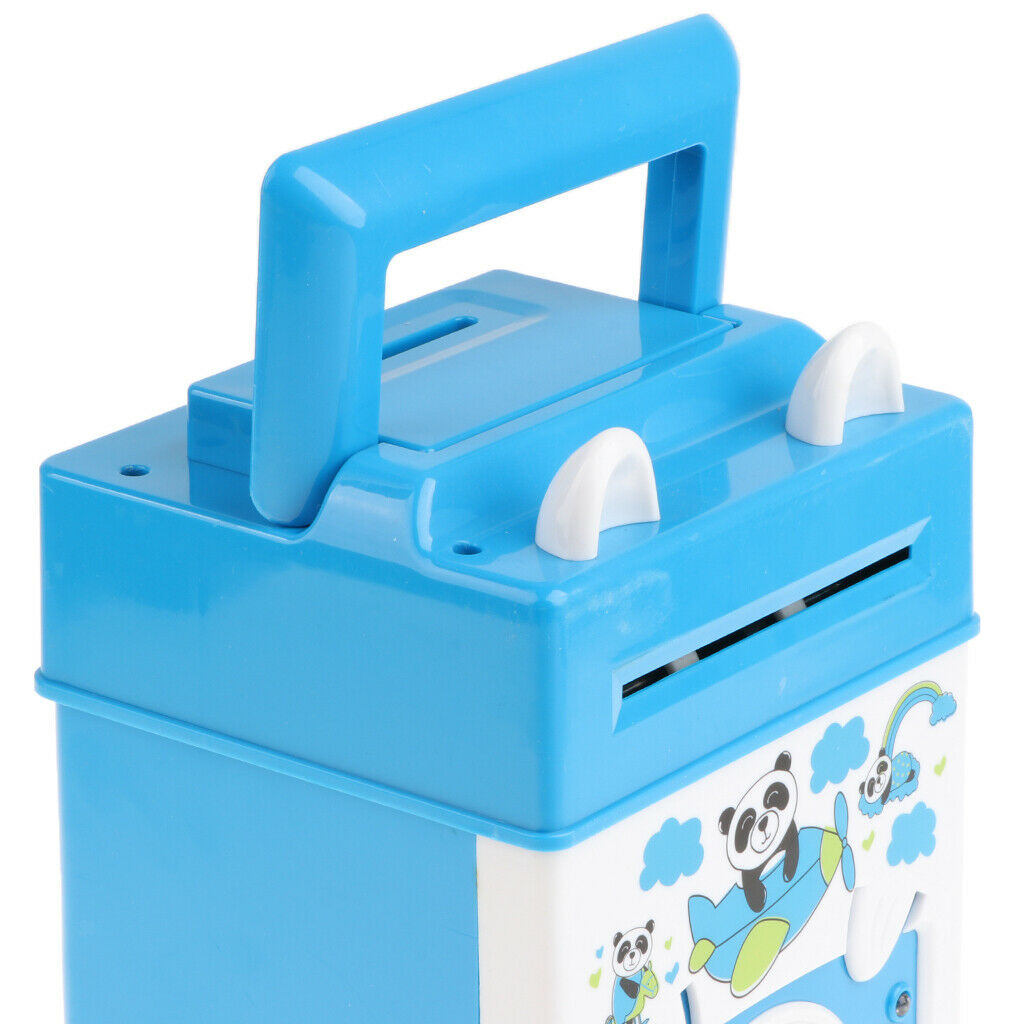 ode Electronic Piggy Banks Mini ATM Money Coin Crash Saving Box w/ Electronic