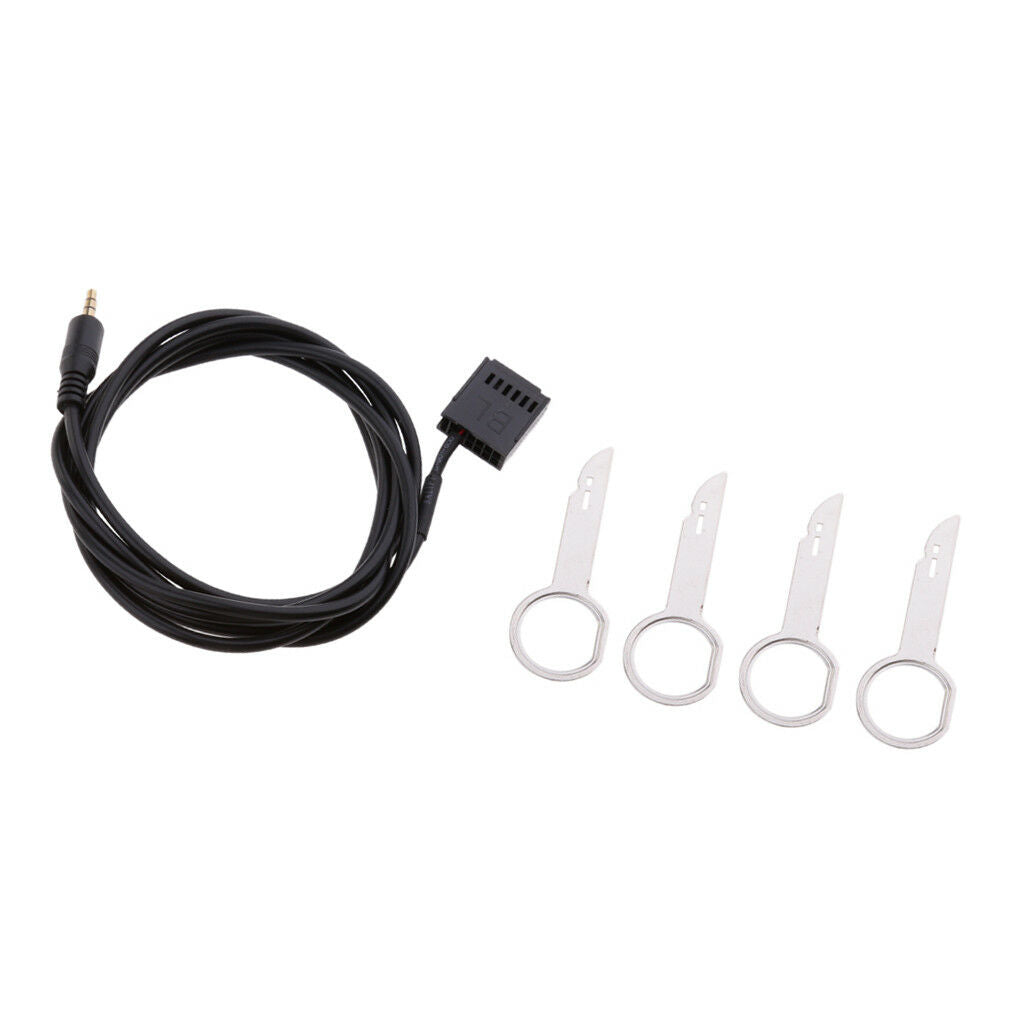 3.5mm Male AUX-In Audio Stereo Cable Adapter for Ford Mondeo Fusion Transit