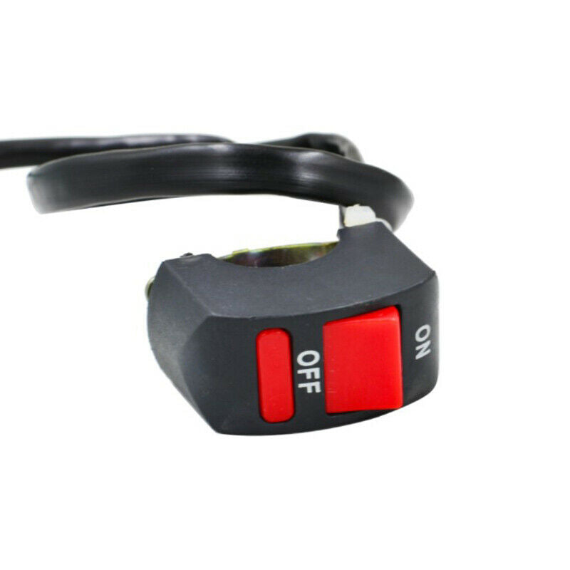 Motorcycle Switches Bullet Connector Handlebar Switches ON/OFF Button Con.l8