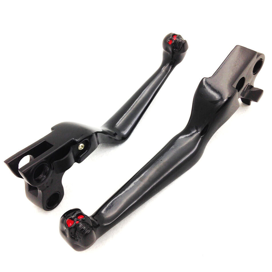 Black Lever Fit for Harly FLSTC Heritage FXDWG Dyna Wide Glide FXDB Street Bob