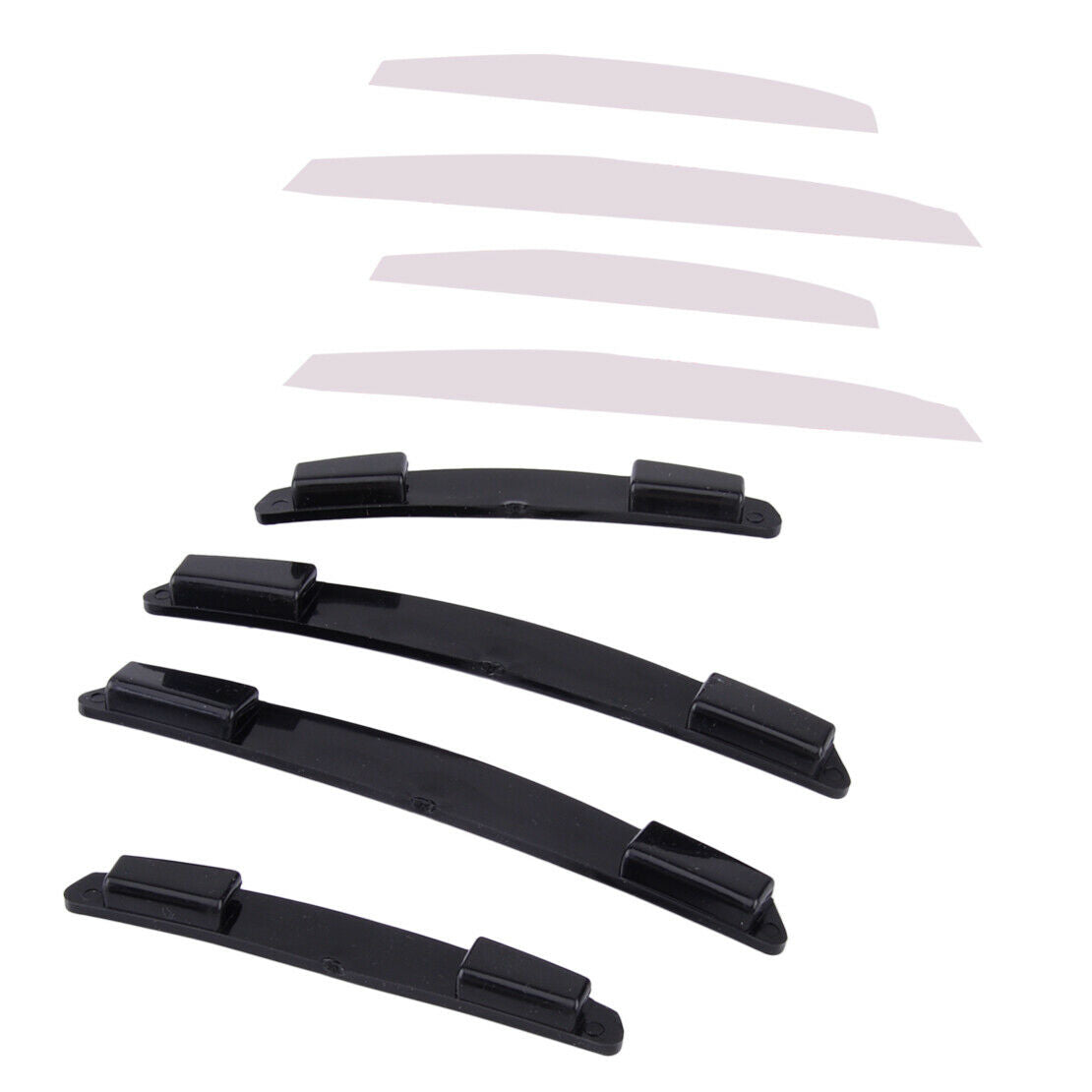Rebuilt 4x Door Edge-Scratch Anti-collision Protector Guard Strip Universal Atn