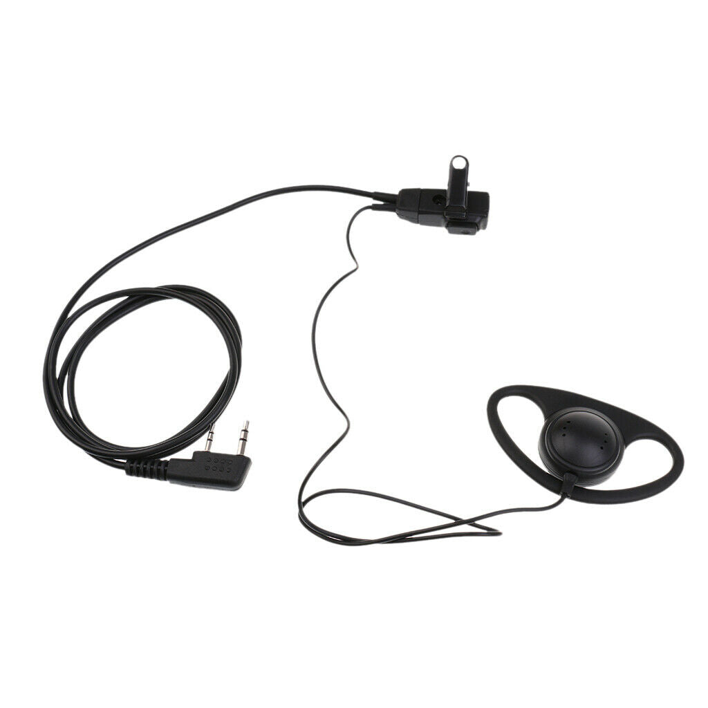 Two way radio earbuds headset and soft comfort for long wearing times and