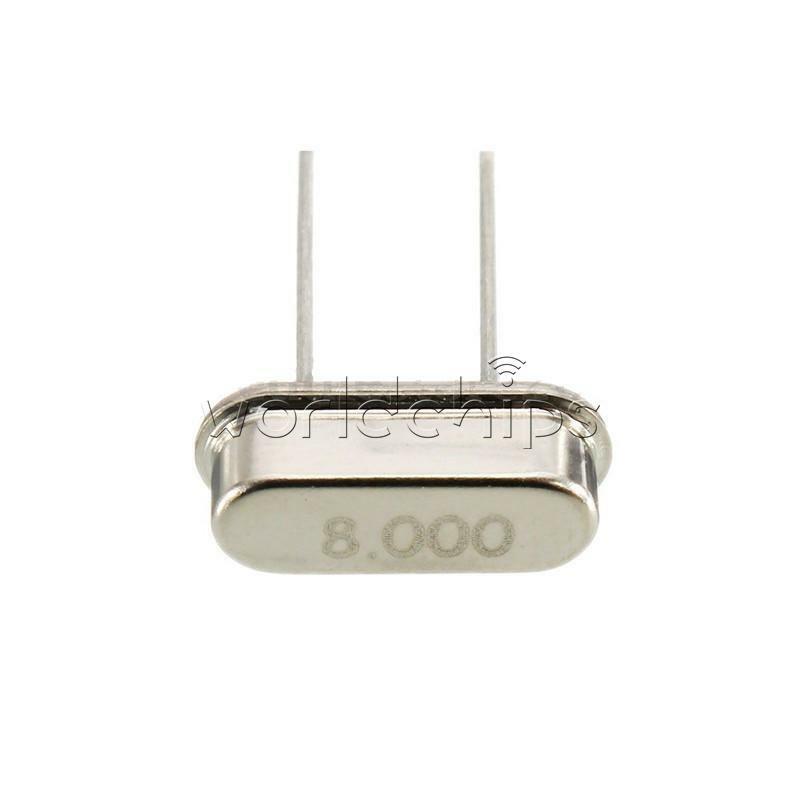 10PCS 8.000MHZ 8 MHZ 8M HZ Crystal Oscillator HC-49S