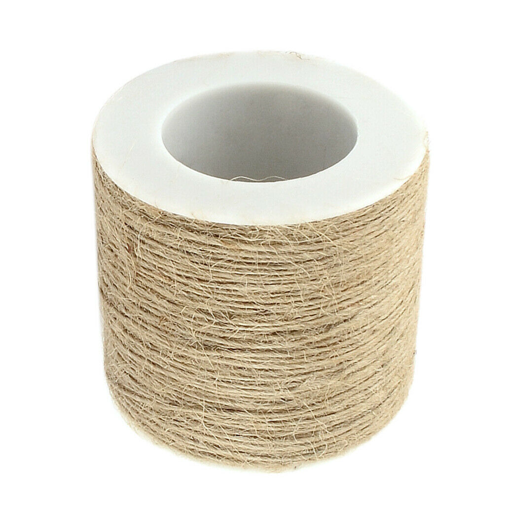 /Roll 1mm Jute Rope Twine String Cord Multiple Holiday Decors DIY