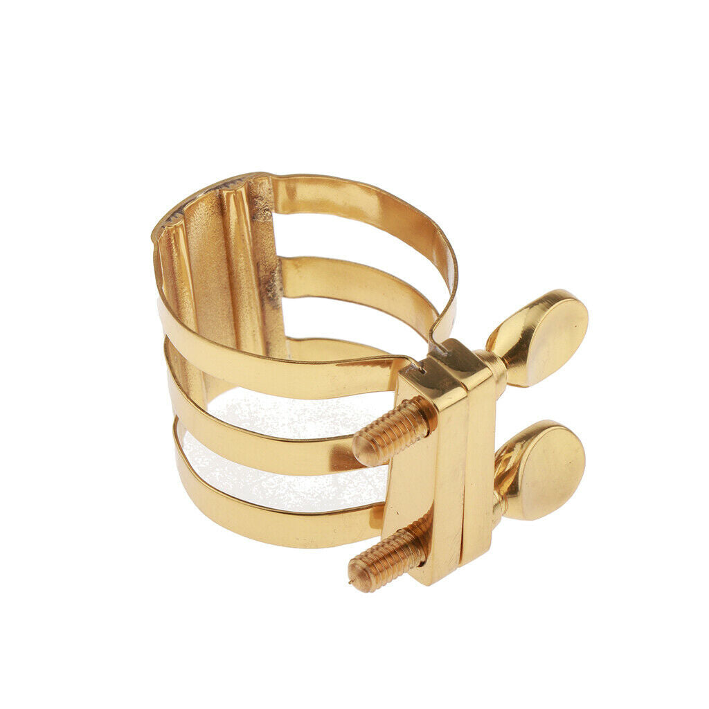 Saxophone Reed Clip Saxophone High-End Ligature Sax Carved Flute Ligature