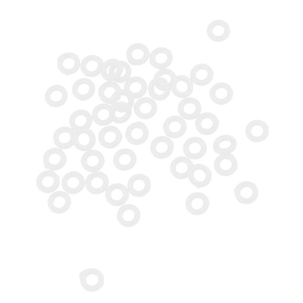 200 Pieces Rubber Handle Tip Seals Shaft O Rings Eyelets Washers