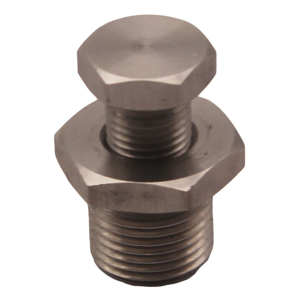 Stainless Oxygen Plug Reducer Adapter To Enclose M18x1.50 Oxygen Sensor Thread