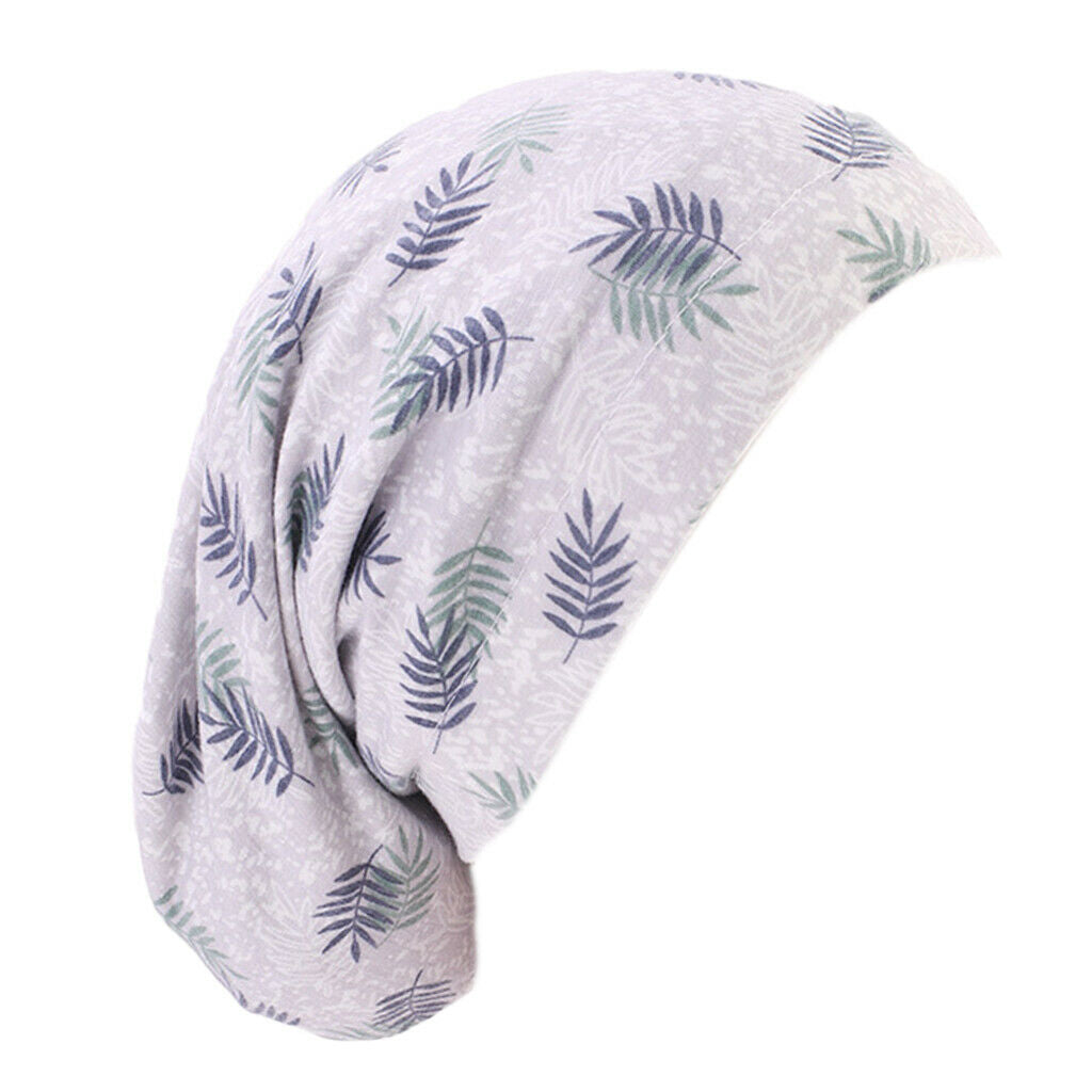 Cotton Satin Bonnet Double Layer Sleep   Salon Bonnet Chemo Hat Shower