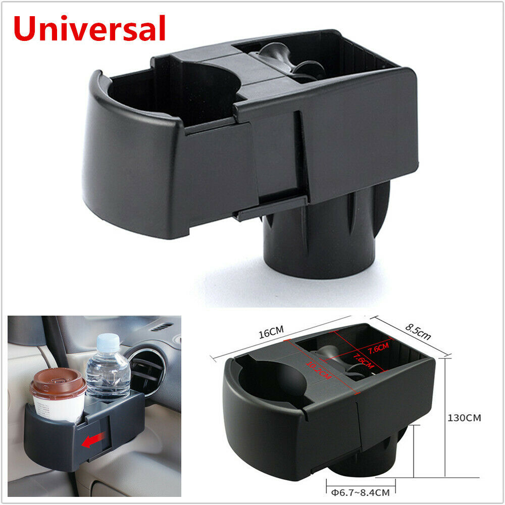 Adjustable Car Scalable Dual Cup Holder Drink Ashtray Mobile Phone Bracket Clip
