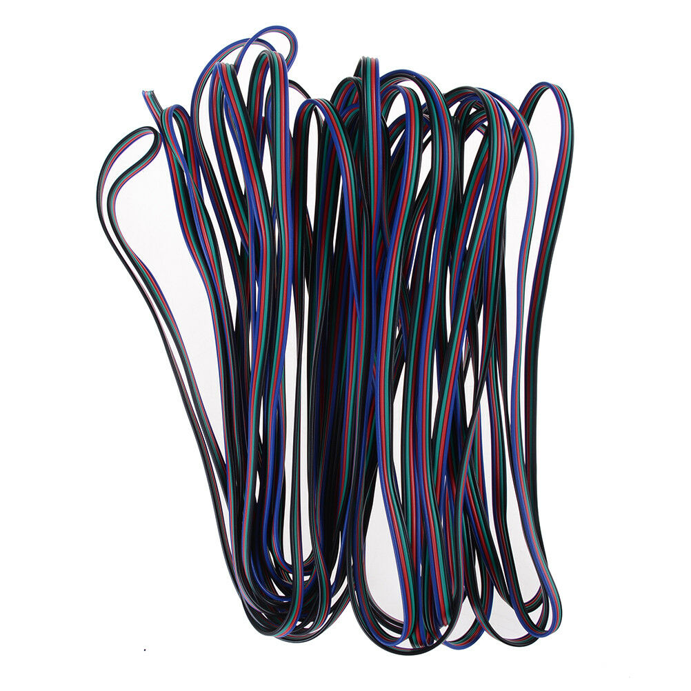 10m 4-PIN 22AWG RGB Extension Wire Cable Cord for 3528 5050 RGB LED Strip P Ad