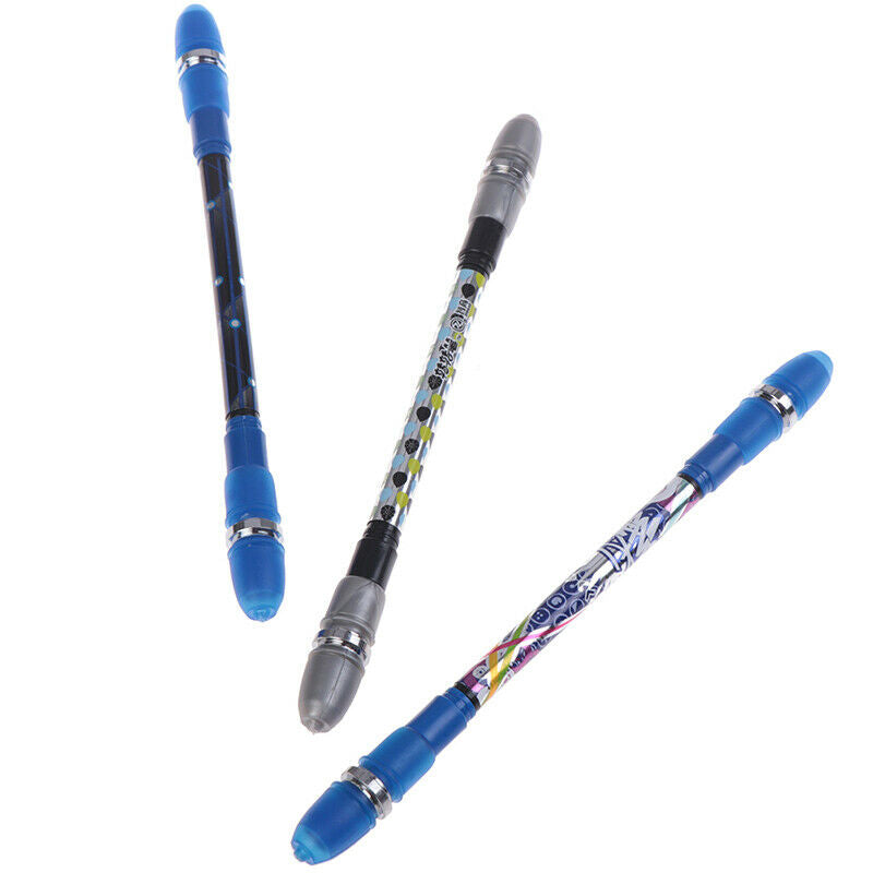 5091 Ball Point Penspinning Non Slip Coated Spinning Pen Learning Office .l8