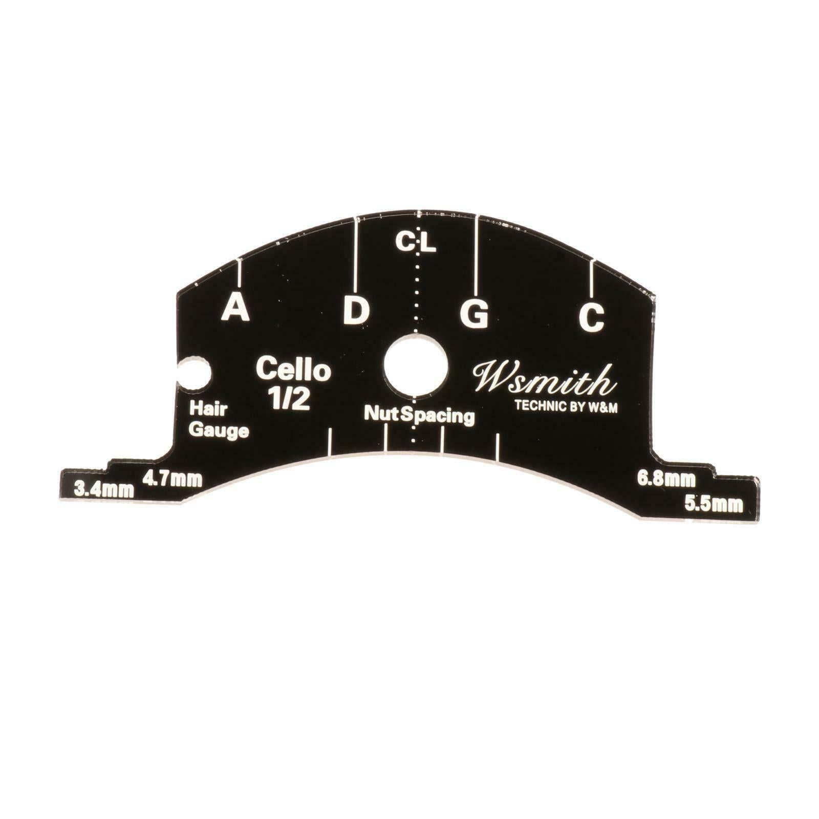 Cello Bridge Fingerboard Mold Template Repair Tool for Cello and Double Bass