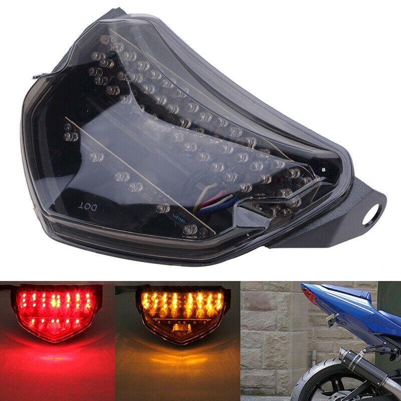 LED Brake Turn Signal Tail Light Integrated For Suzuki GSXR600/750 K4 2004-2005