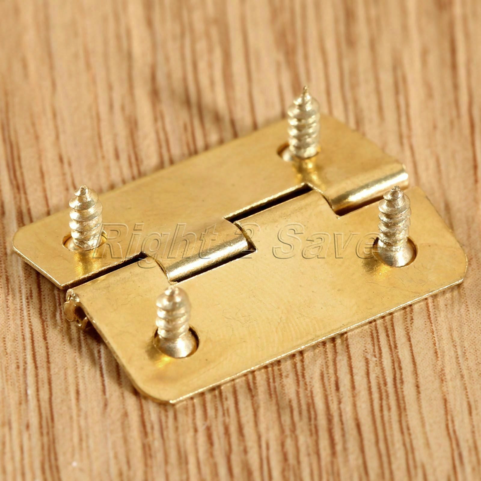 Mini Golden Hinges Jewelry Box Furniture Cabinet Case Hardware Hinges Decorative