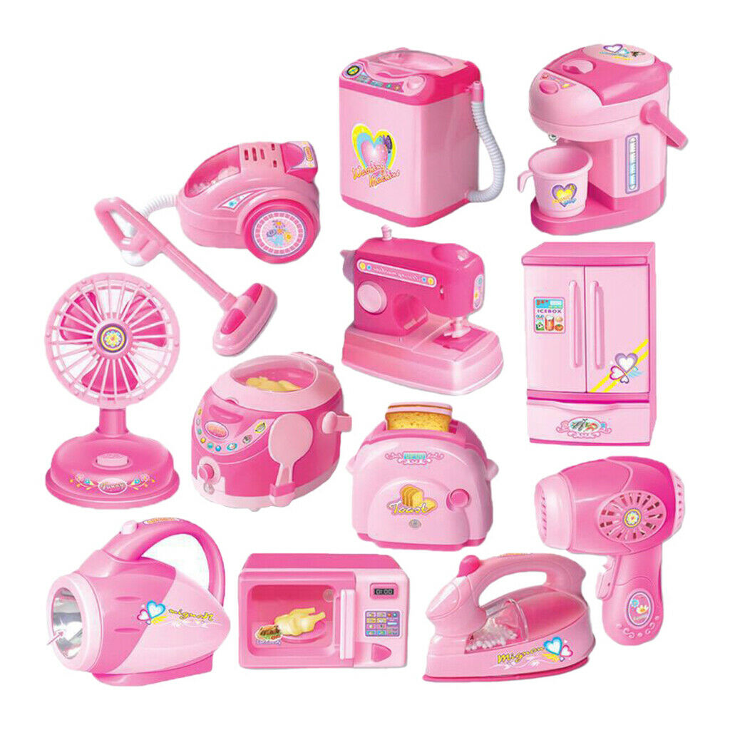 Play Kitchen Pretend Play Toys Assorted, Kid Kitchen Toys Household Appliances