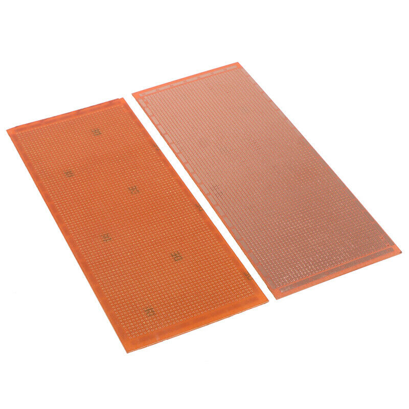 2pcs Universal PCB Board 10*24.5CM Diy Prototype Paper Printed Circuit BoarY Lt
