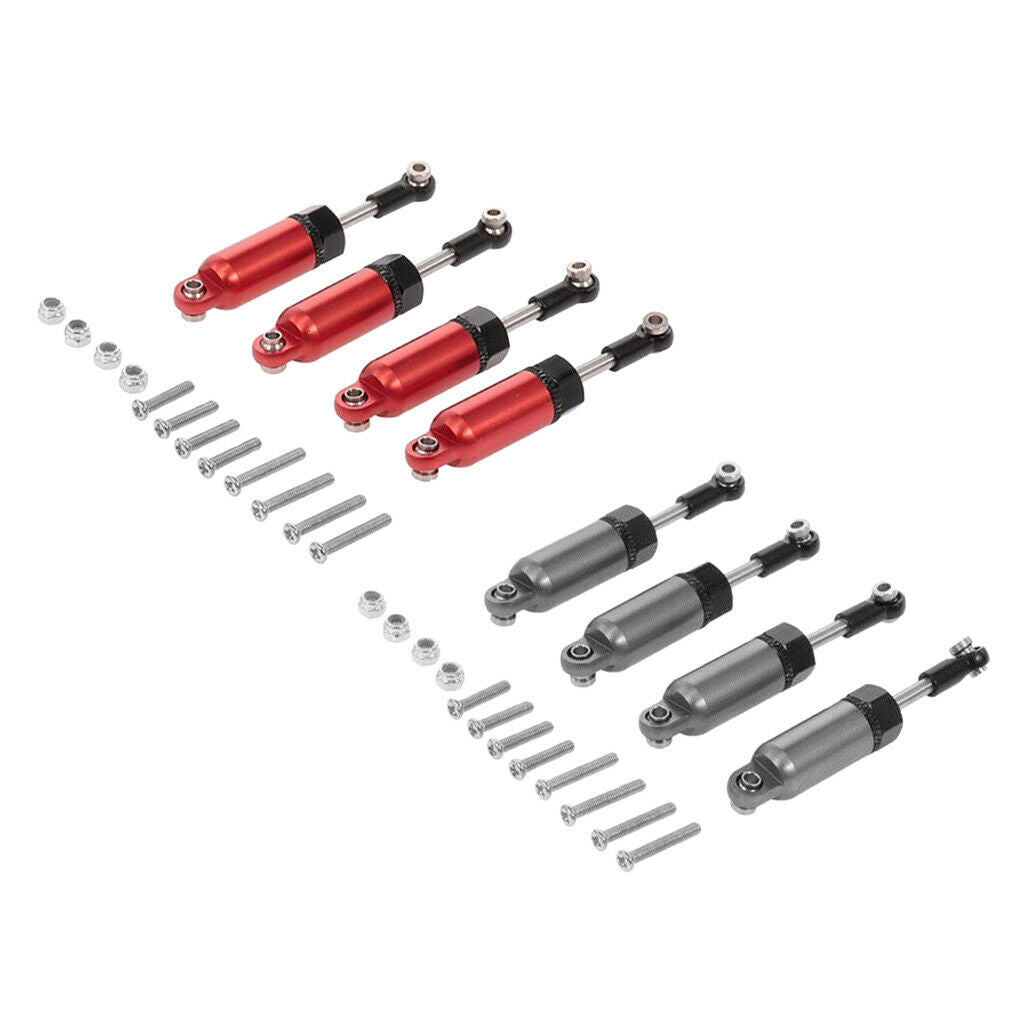 8 Packs 1/16 RC Shock Absorber for WPL C14 C24 Crawler Car Accessories