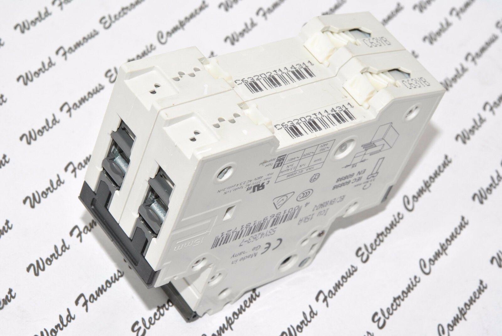 1pcs - SIEMENS 5SY4263-7 5SY42-MCB-C63 63A 2P Circuit Breaker