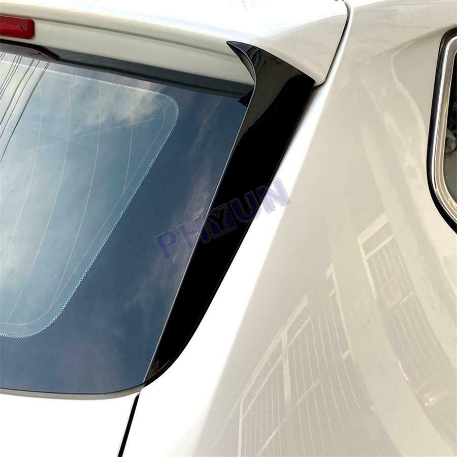 2x Gloss Black Rear Window Spoiler Side Wing Cover Trim For BMW X3 F25 2011-2017