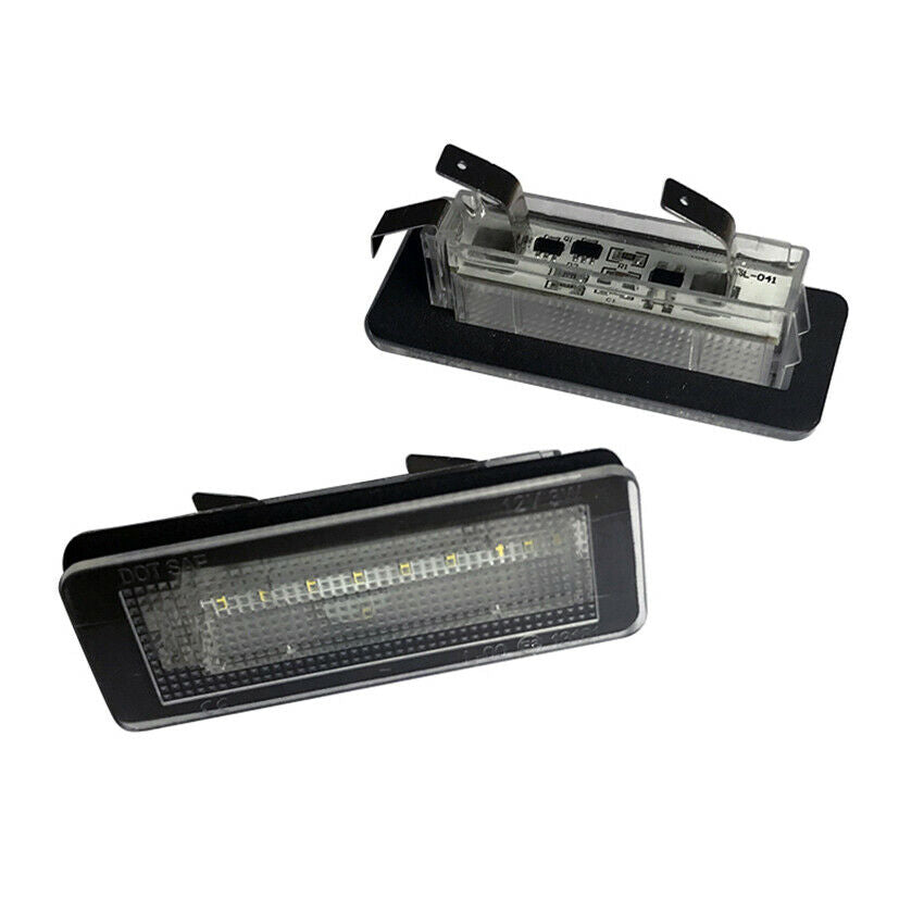 2pcs LED Licence Number Plate Light Lamp For Smart Fortwo Coupe W450 2004-2007