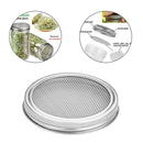 Stainless Steel Mason Jar Sprouting Strainer Lid Cover for Growing Broccoli