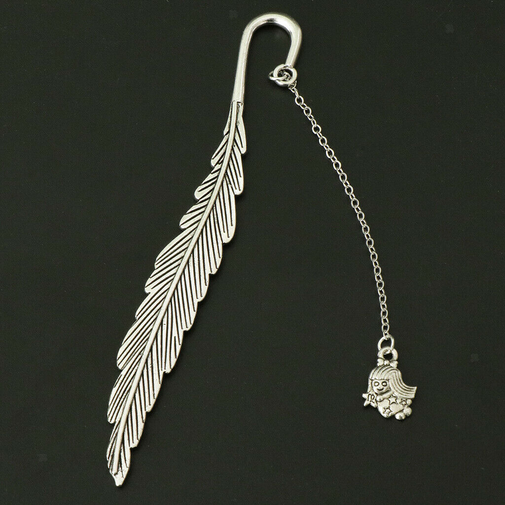 Zodiac Metal Bookmark Book Marks School Kid Children Clips Gifts Virgo