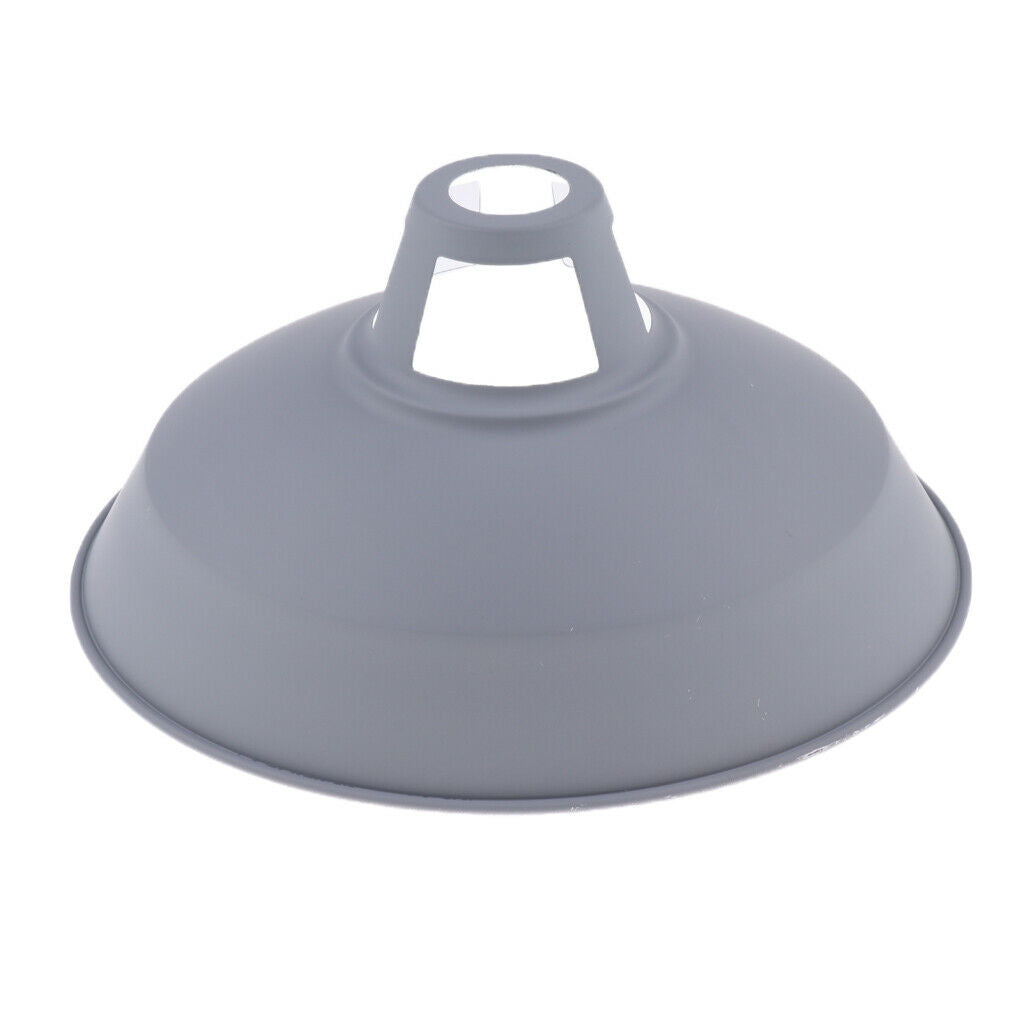 Industrial Retro Iron Pendant Lamp Shade for Corridor Cafe Bar Grey