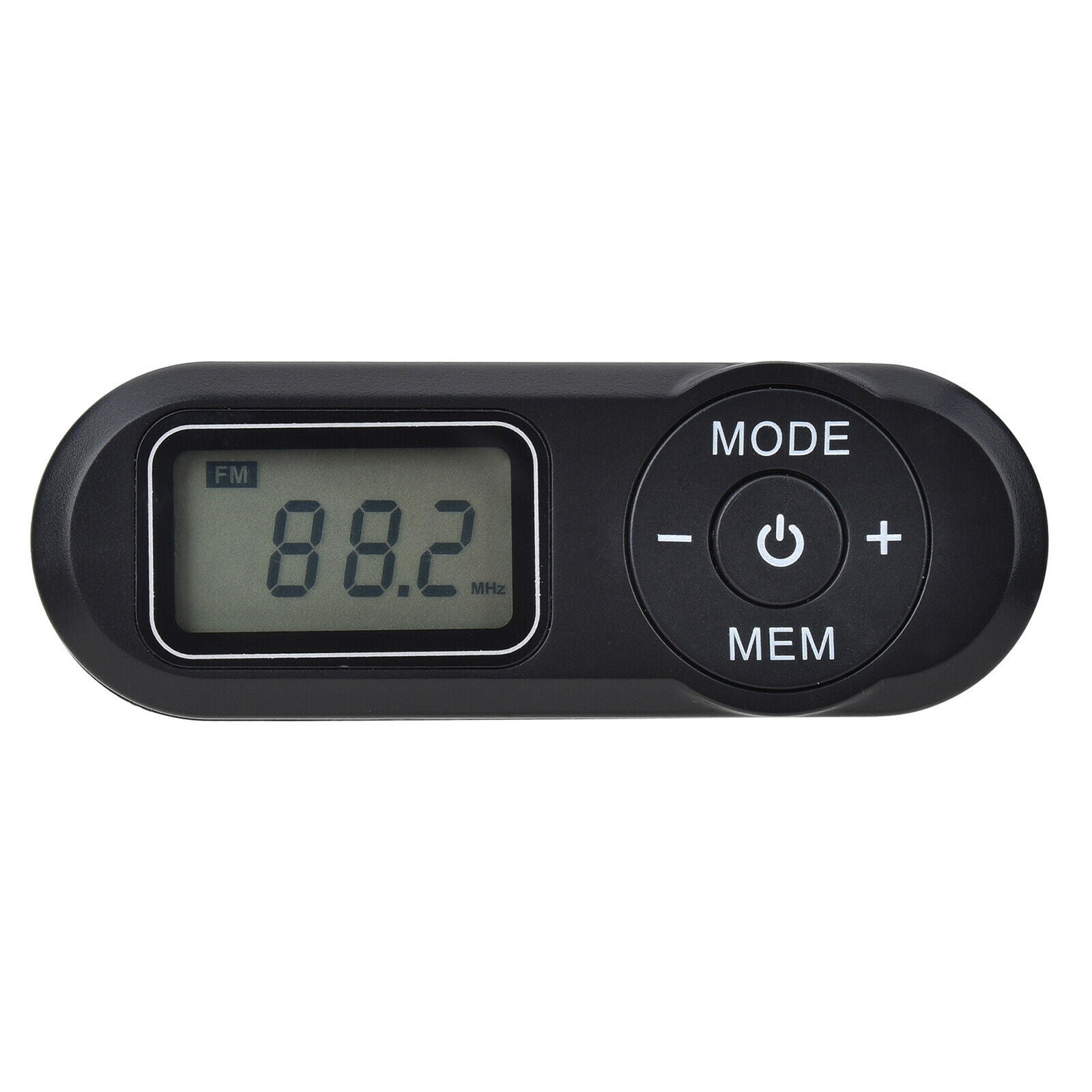 Mini FM Radio LCD Display MP3 Player DSP with Headphones for Home Office Gym