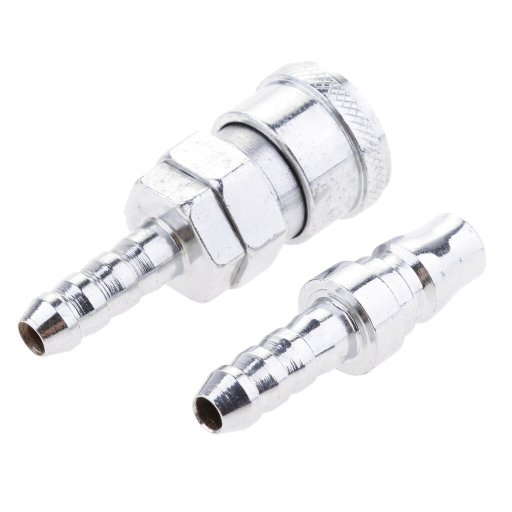 Hose Air Pneumatic Quick Coupler Connector Barb Socket Fittings 20SH+20PH