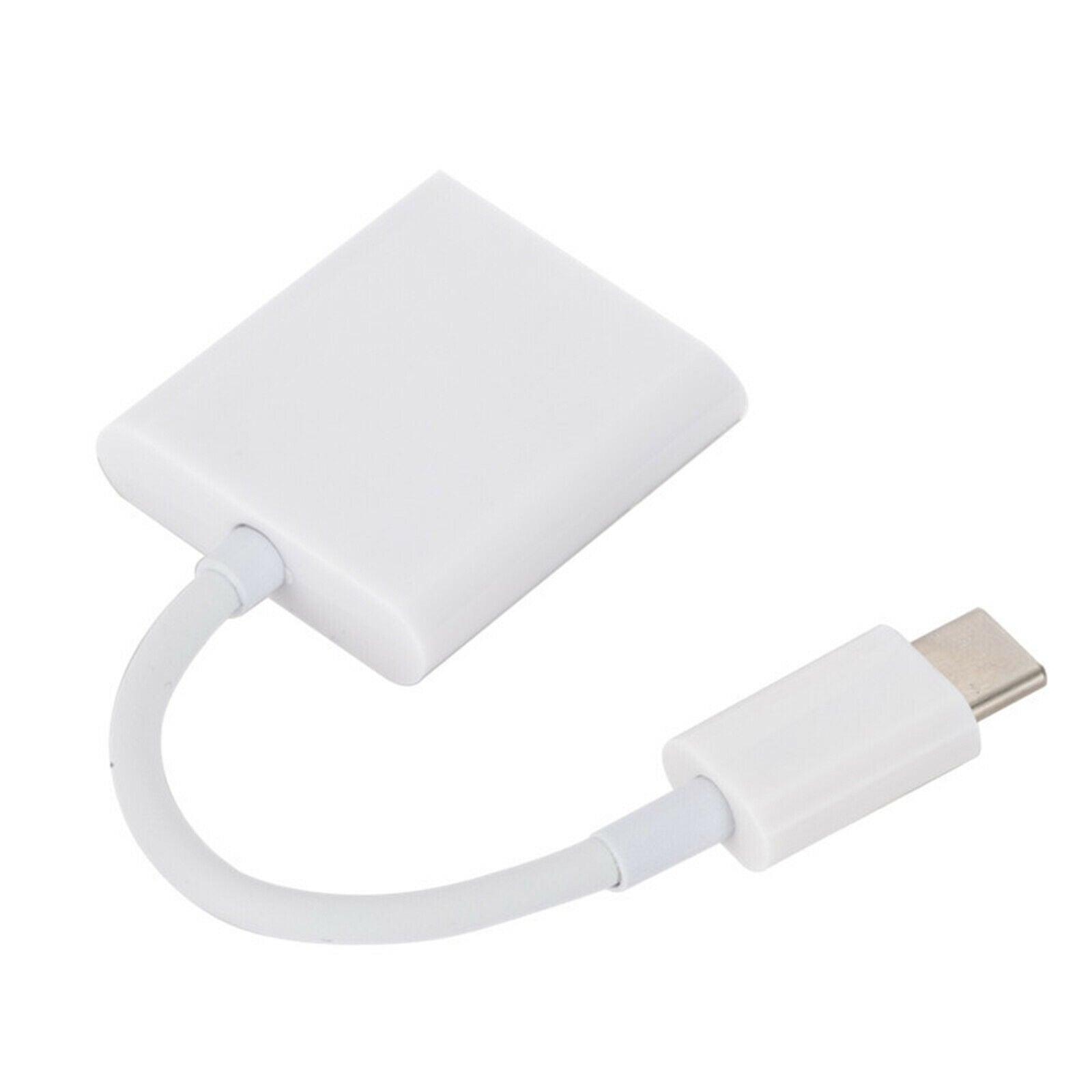 USB 3.1 Type C USB-C to SD SDXC Card Reader Adapter OTG Data Cable White