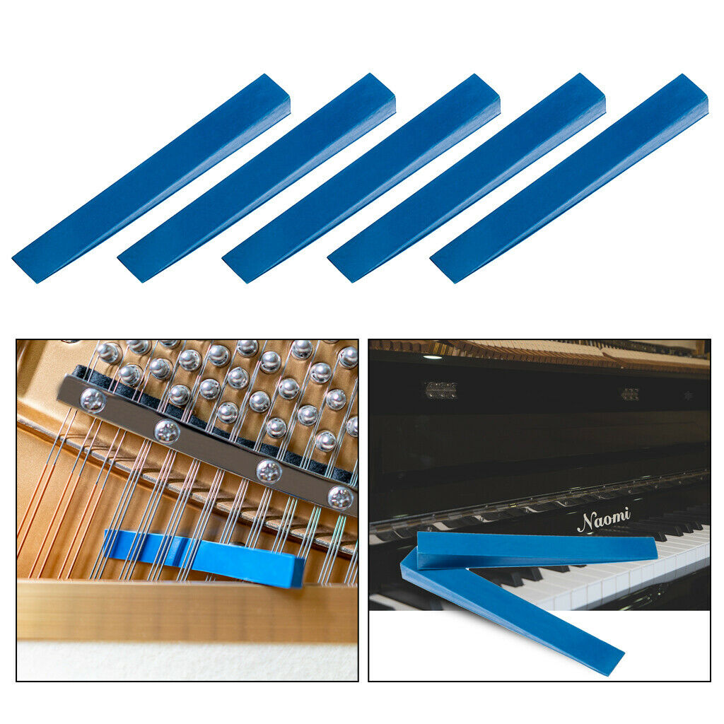 5pcs Professional Piano Tuning Mutes KIT for Concert Mute Tuning Parts