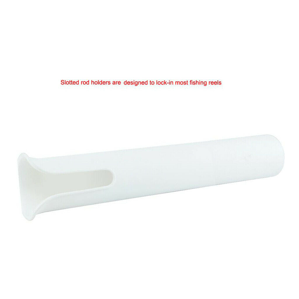 Self Adhesive Fishing Boat 1 Rod Holder Rack Storage Organizer Yacht White