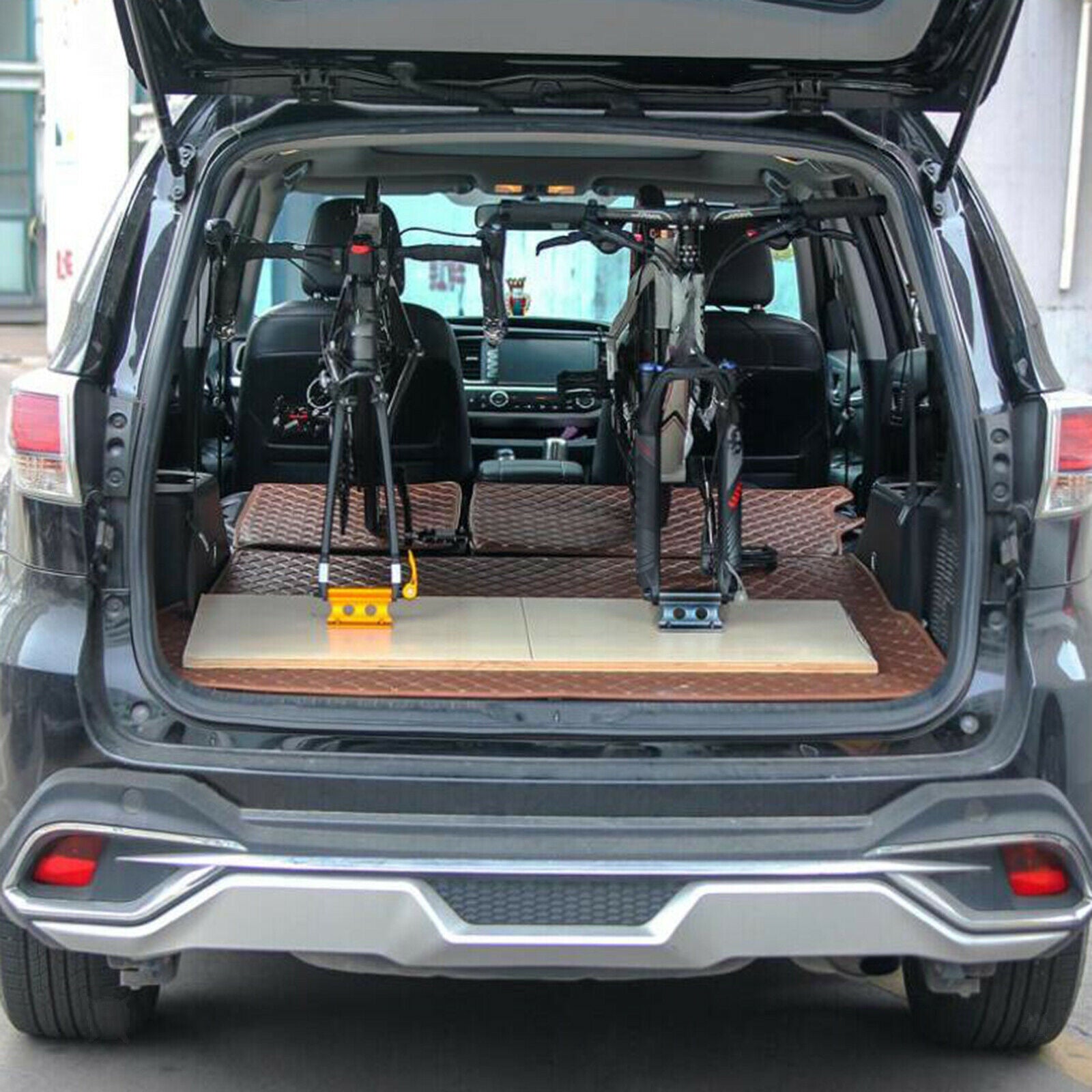 Stable Bike Car Roof Rack Secure Fixing Quick-Release Fork Carrier Lock