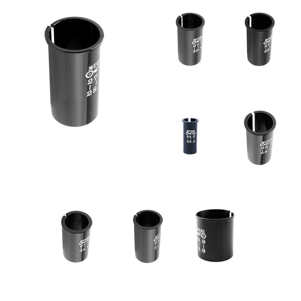 Mountain Bike 60mm Shim Adapter Convert 25.4mm Seatpost to 28.6mm Bike Tube