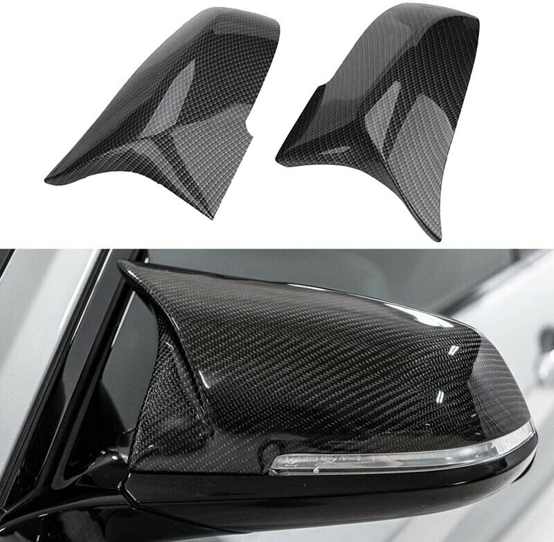 Carbon Fiber Car Rearview Mirror Cover Side Mirror Cap Replacement For- F20 Q5B5