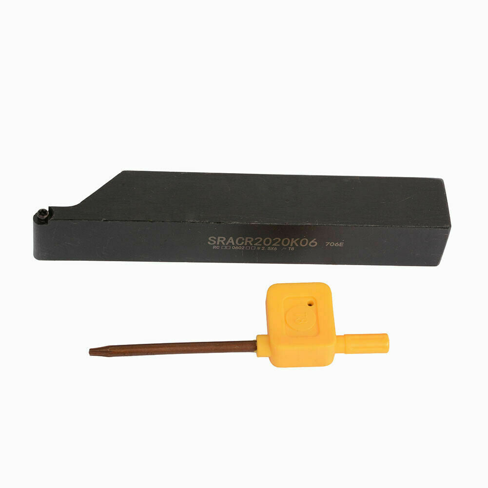 SRACR2020K06(20mmx125mm) External Turning Tool Holder for RCMT0602MO inserts