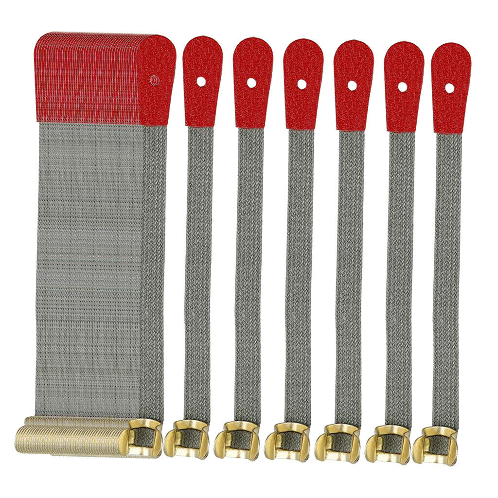 50 Piece Piano Spring Clip Clamp Strap Set