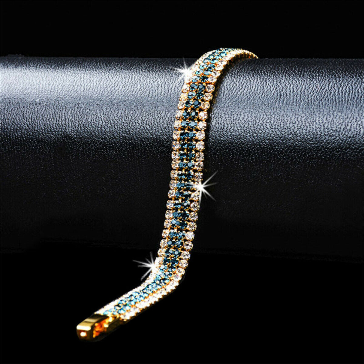 Fashion Women Luxury Crystal Rhinestone Bracelet Bangle Wedding Jewelry Gift
