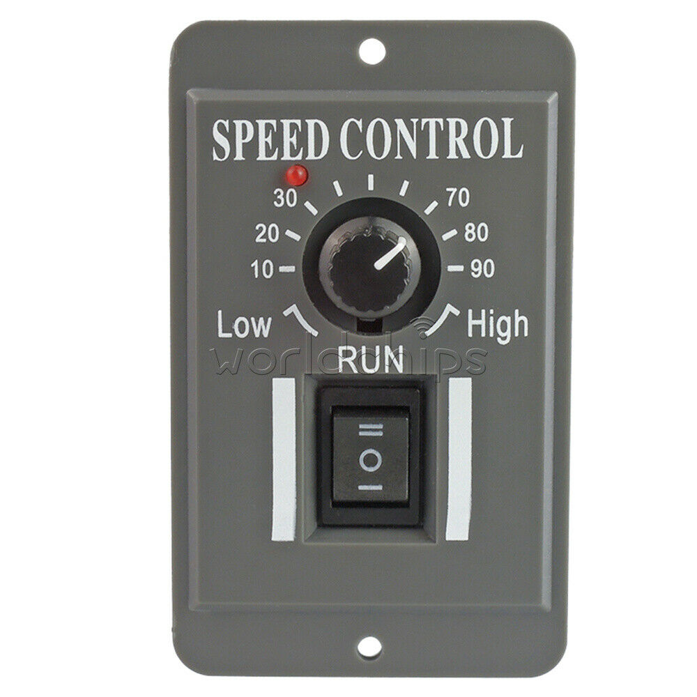10-60V 6A PWM DC Motor Speed Controller Regulator PLC 15A Governor Volt