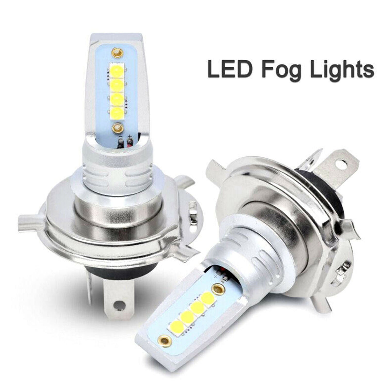 2x H4 110W 20800LM LED Headlight Hi/Lo Beam Fog Lamp Conversion Kit 6000K White