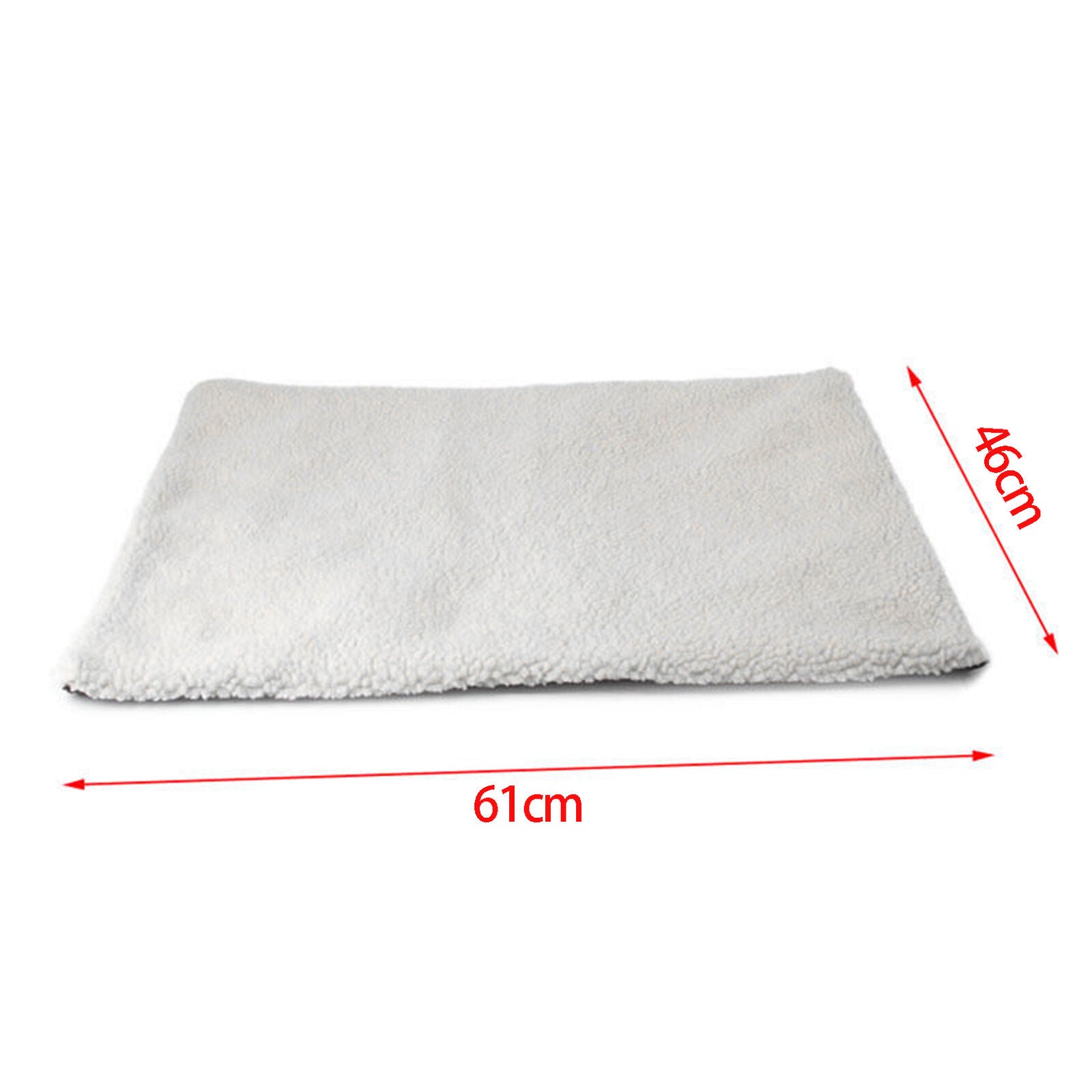 Super Soft Self Heating Cat DogBed Cushion Pet Thermal Warm Fleece Rug Mattress