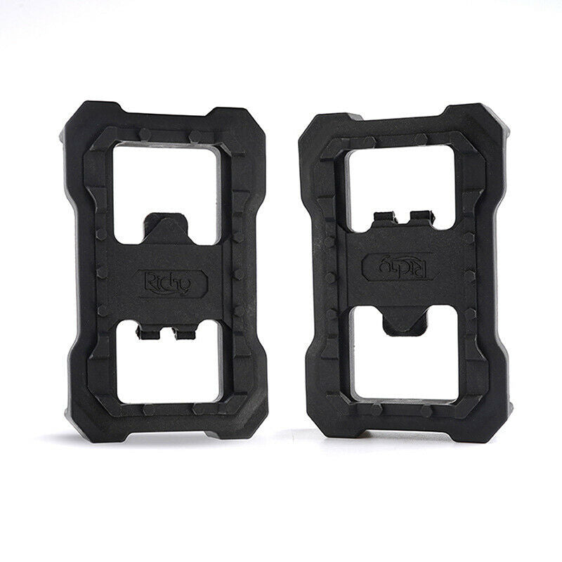 1pair Bike Bicycle Lock Pedal Plate Adapter Converter Clipless Pedal Plate