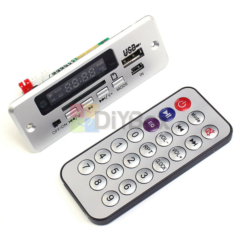 5V Mini MP3 Decoding Board Bluetooth Call WAV Module U-Disk& TF Card& Amplifier