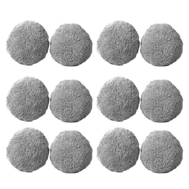 12pcs/set Window Clean Wet Mop Cloth for Hobot 188 Vacuum Cleaner Spare Parts