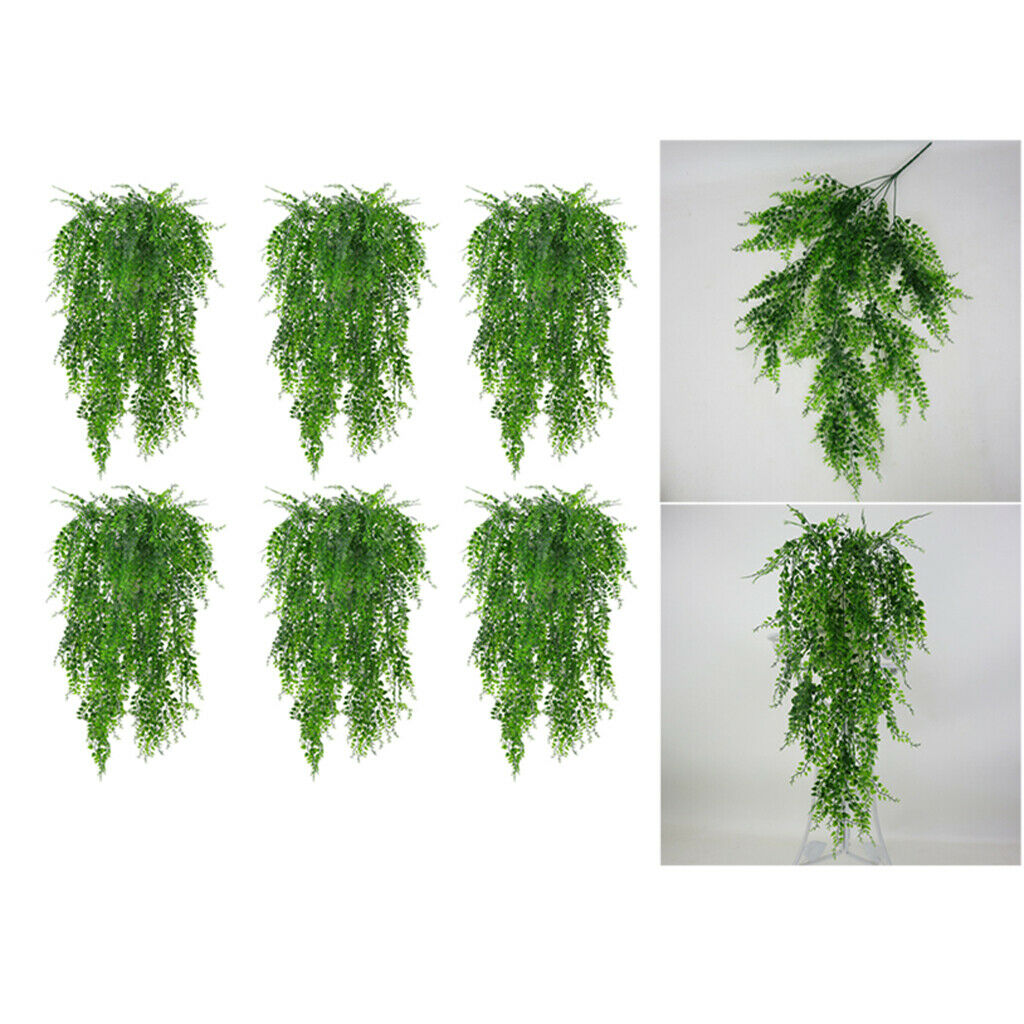 6pcs Artificial Trailing Ivy Garlands Vine Plant Garden Wedding In/ Outdoor 75cm