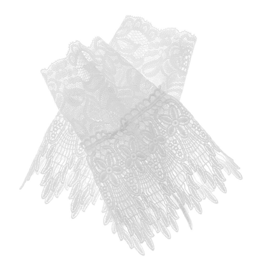 Ladies Decorative Hollow Lace Cuffs Bracelet Detachable Shirt False Sleeves