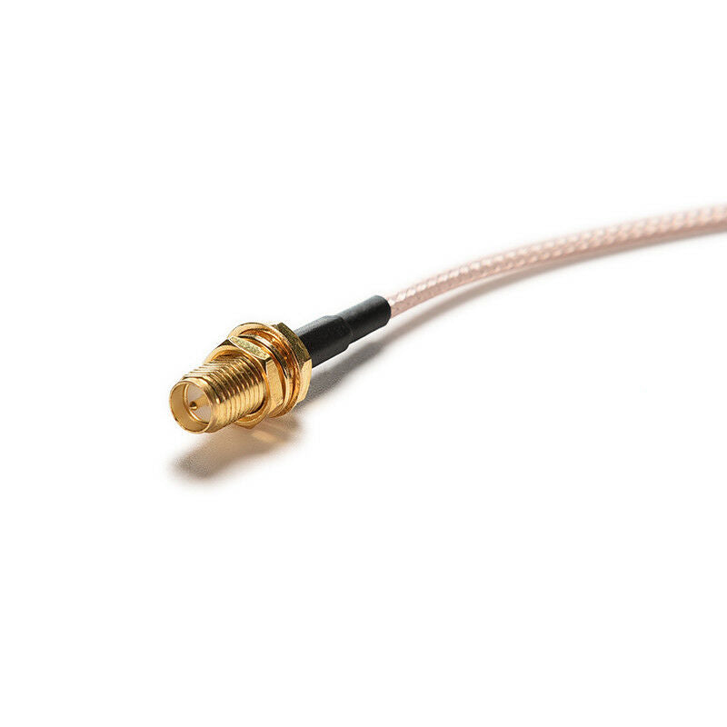New cable RP.SMA male jack to female plug bulkhead crimp RG316 pigtail 30c.l8