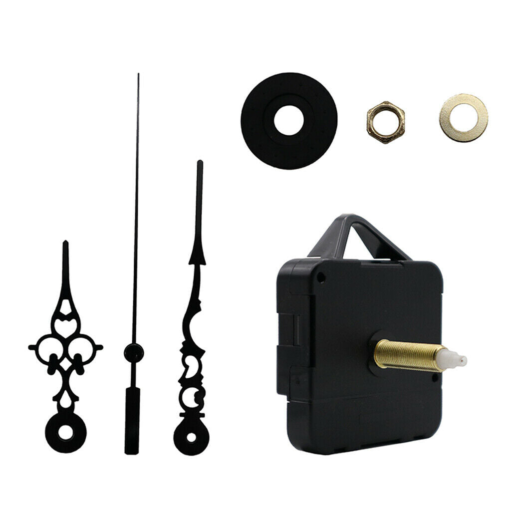 1 Set Long Shaft Clock Movement Mechanism DIY Wall Clock DIY Repair Parts